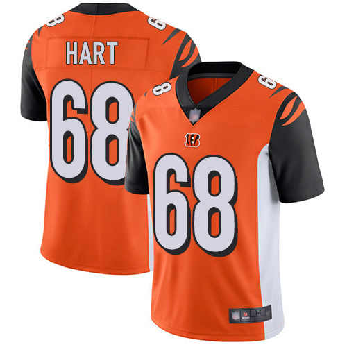 Cincinnati Bengals Limited Orange Men Bobby Hart Alternate Jersey NFL Footballl #68 Vapor Untouchable->women nfl jersey->Women Jersey